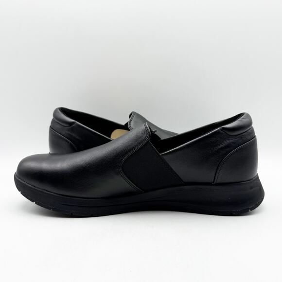 Revere Womens Panama Sneakers US 11 M EU 42 Black Leather Slip On NIB - Picture 7 of 12